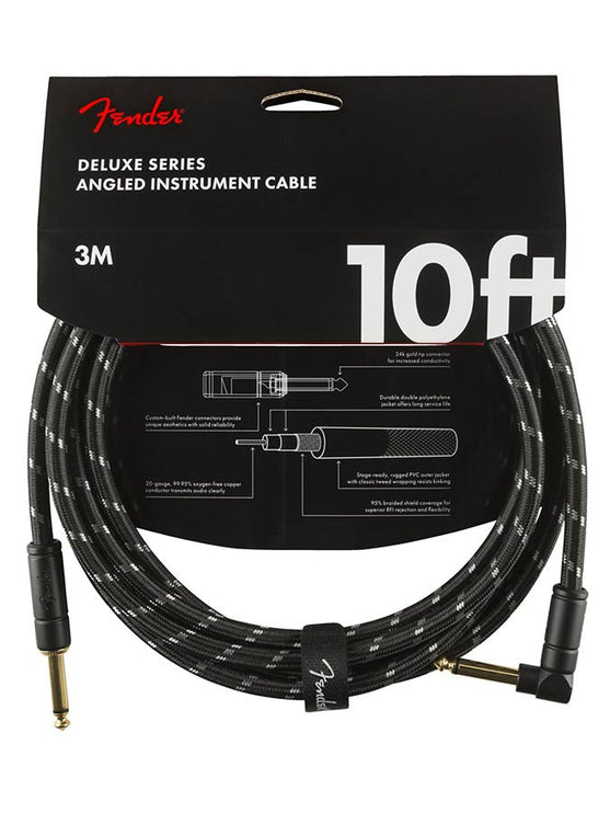 Fender - 990820090 - instrument cable – Angled, Black