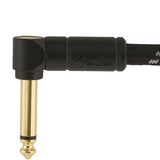Fender - 990820090 - Instrument Cable, 10Ft, 1X Angled, Black Tweed
