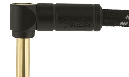 Fender - 990820090 - Instrument Cable, 10Ft, 1X Angled, Black Tweed