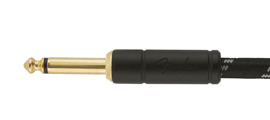 Fender - 990820093 - Instrument Cable, 5Ft, Black Tweed