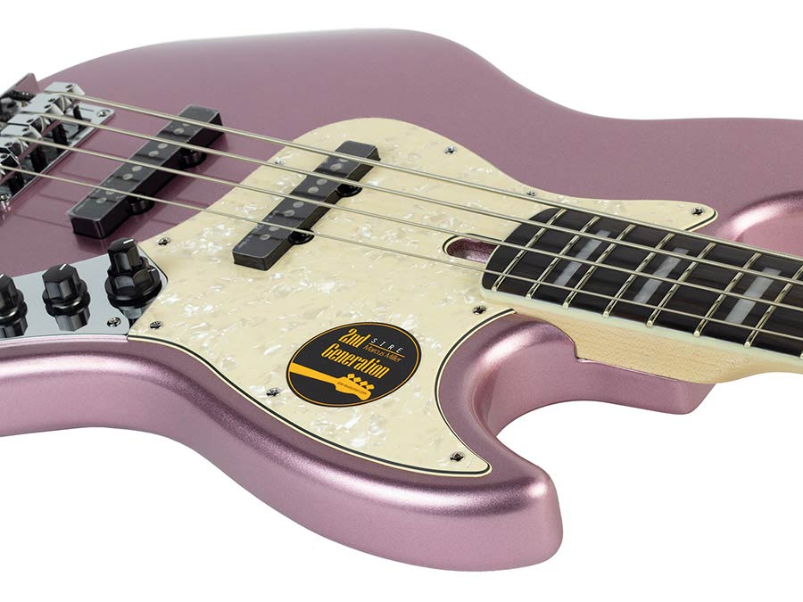 Sire Basses - V7+ A4/bur - Alder 4-String Active Bass Guitar- Burgundy Mist