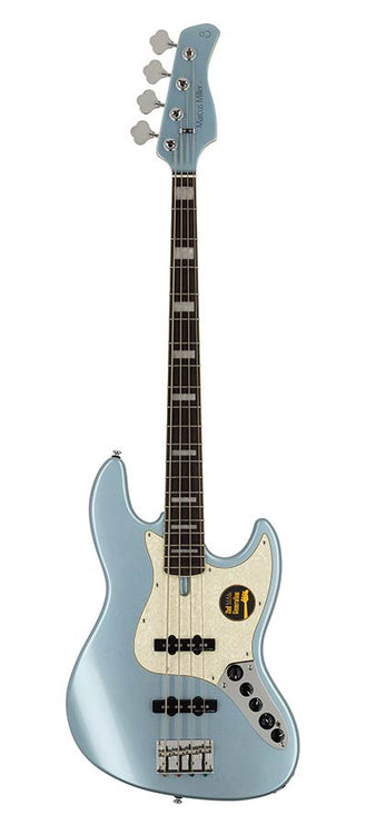 alder 4-string active bass guitar lake placid blue