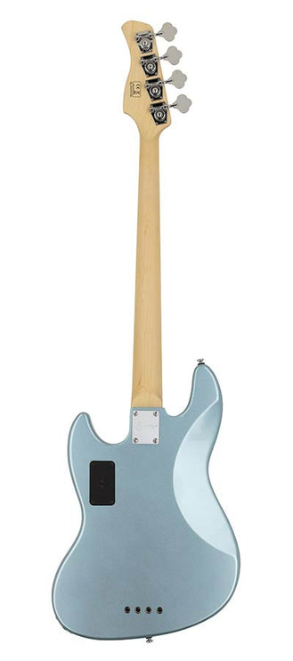 alder 4-string active bass guitar lake placid blue