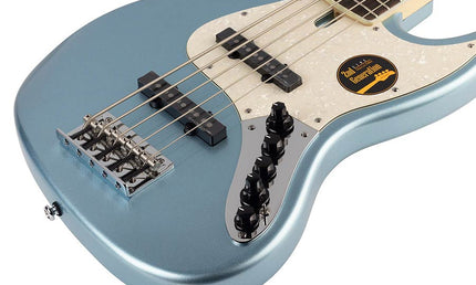 alder 5-string active bass guitar lake placid blue