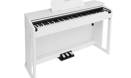 digital home piano, 88 keys graded hammer action, triple sensor (K8), 2 x 20 watt - white satin