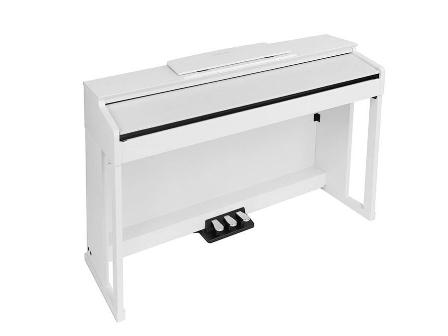 digital home piano, 88 keys graded hammer action, triple sensor (K8), 2 x 20 watt - white satin