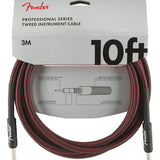 Fender - 990820061 - instrument cable – 10Ft, Red