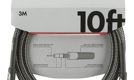 Fender - 990820062 - instrument cable – 10Ft, Gray