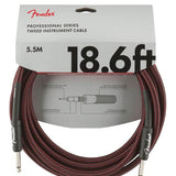 Fender - 990820067 - instrument cable, 18 – 18.6Ft, Red