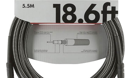 Fender - 990820068 - instrument cable, 18 – 18.6Ft, Gray