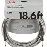 Fender - 990820069 - instrument cable, 18 – 18.6Ft, White