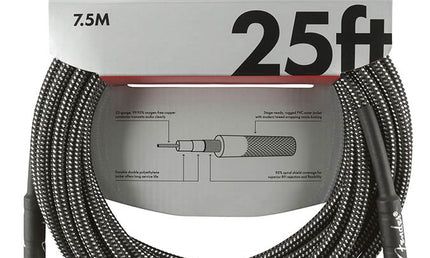 Fender - 990820071 - instrument cable – 25Ft, Gray