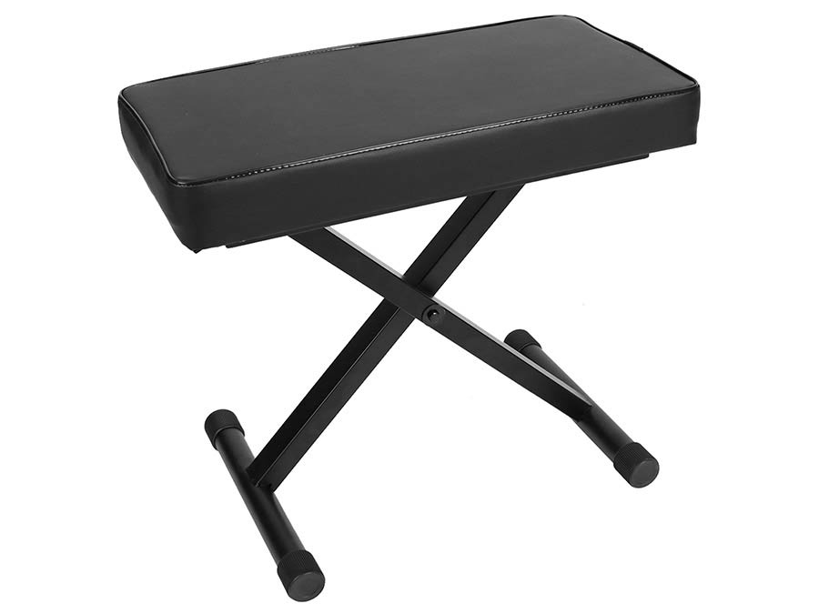 Boston - OB-240 - Keyboard Bench, Extra Strong X-model, With Ez Lock, Leather Look Seat 30 X 60 Cm