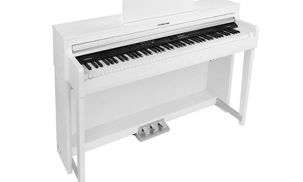 digital home piano, 88 keys graded hammer action, triple sensor (K8), 2 x 25 watt - white satin