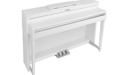 digital home piano, 88 keys graded hammer action, triple sensor (K8), 2 x 25 watt - white satin