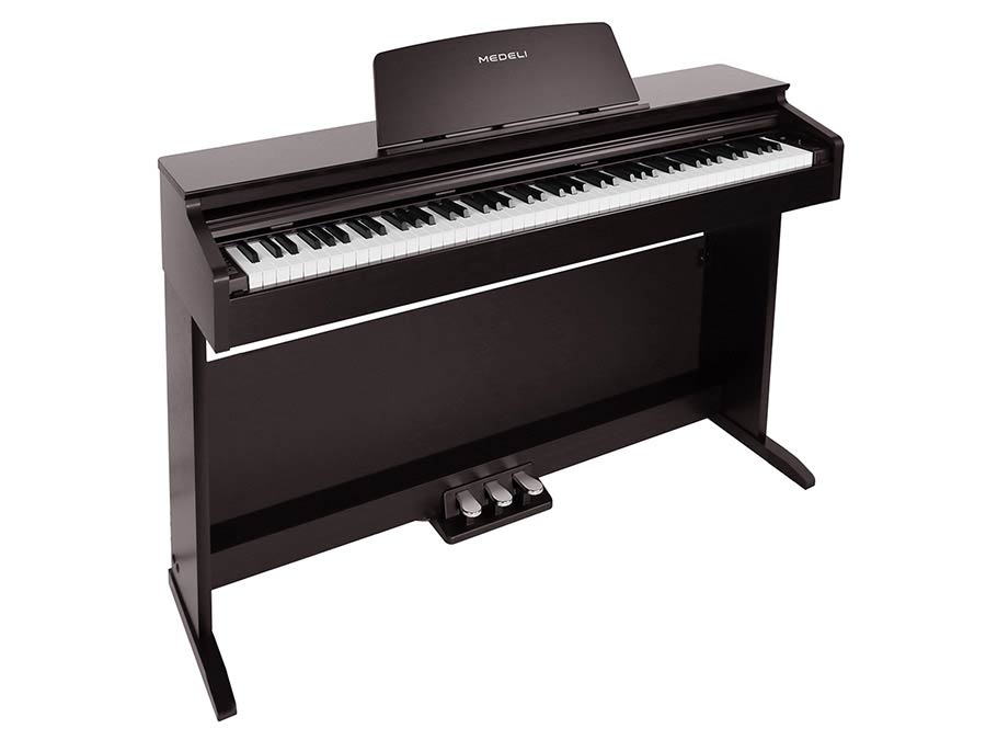 digital home piano, 88 keys graded hammer action (K6s), 2 x 20 watt - rosewood