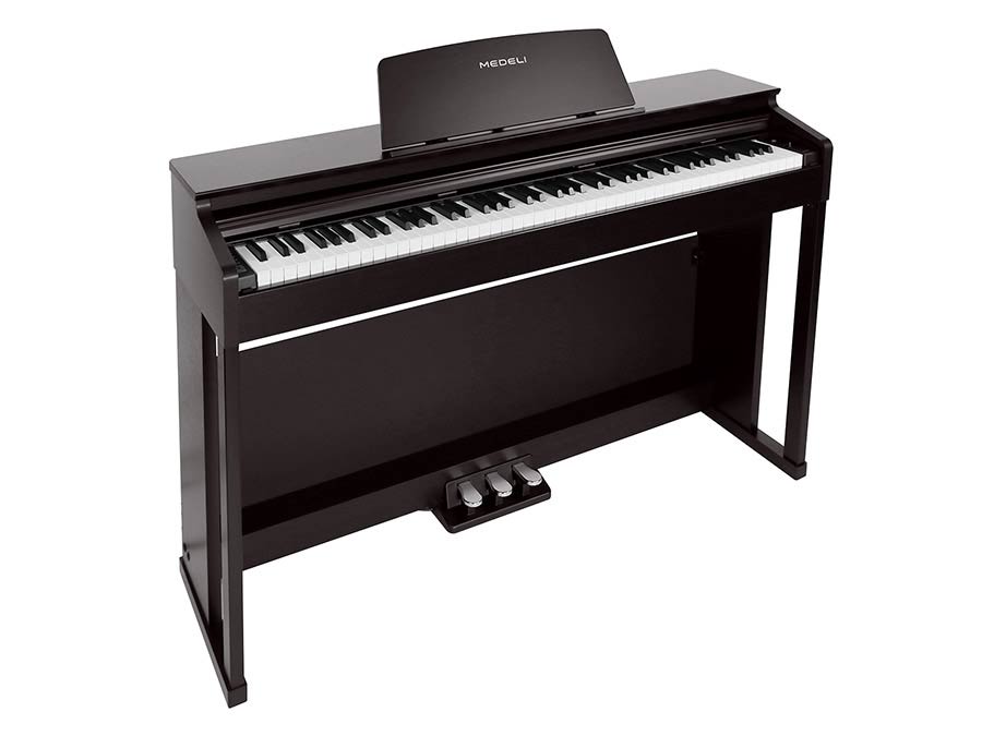 digital home piano, 88 keys graded hammer action, triple sensor (K8), 2 x 20 watt - rosewood