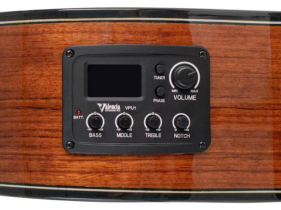 Valencia - VC564CE - Classic Guitar 4/4 – Cutaway, Natural