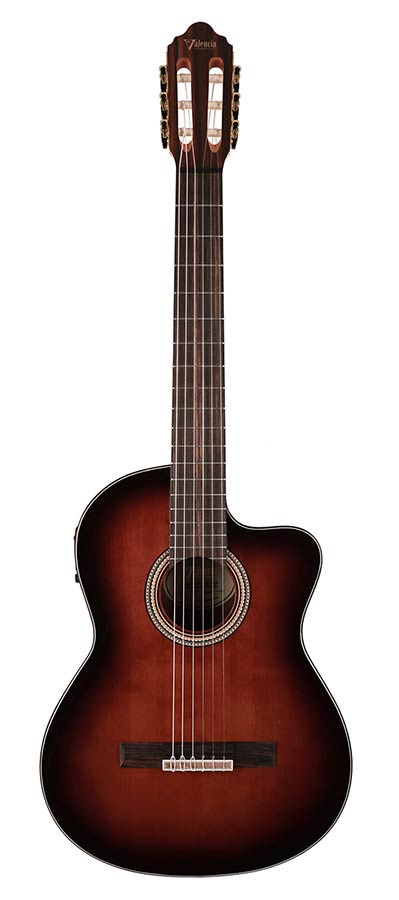 Valencia - VC564CEBSB - Classic Guitar 4/4 – Cutaway,Brown Sunburst