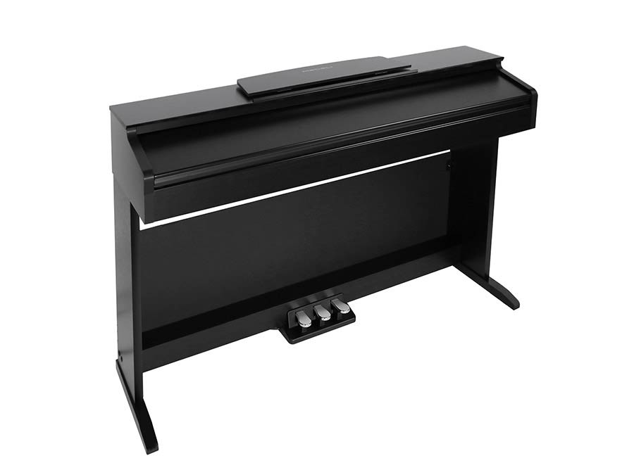 digital home piano, 88 keys graded hammer action (K6s), 2 x 20 watt - black satin