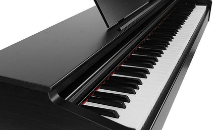 digital home piano, 88 keys graded hammer action (K6s), 2 x 20 watt - black satin