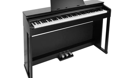 digital home piano, 88 keys graded hammer action, triple sensor (K8), 2 x 20 watt - black satin