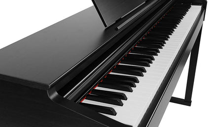 digital home piano, 88 keys graded hammer action, triple sensor (K8), 2 x 20 watt - black satin