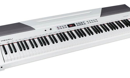 digital stage piano, 88 keys hammer action (K6), 2 x 20 watt - white