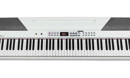 digital stage piano, 88 keys hammer action (K6), 2 x 20 watt - white