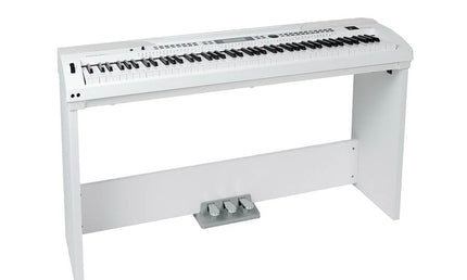 digital stage piano with accompaniment, 88 keys hammer action (K6), 2 x 20 watt - white