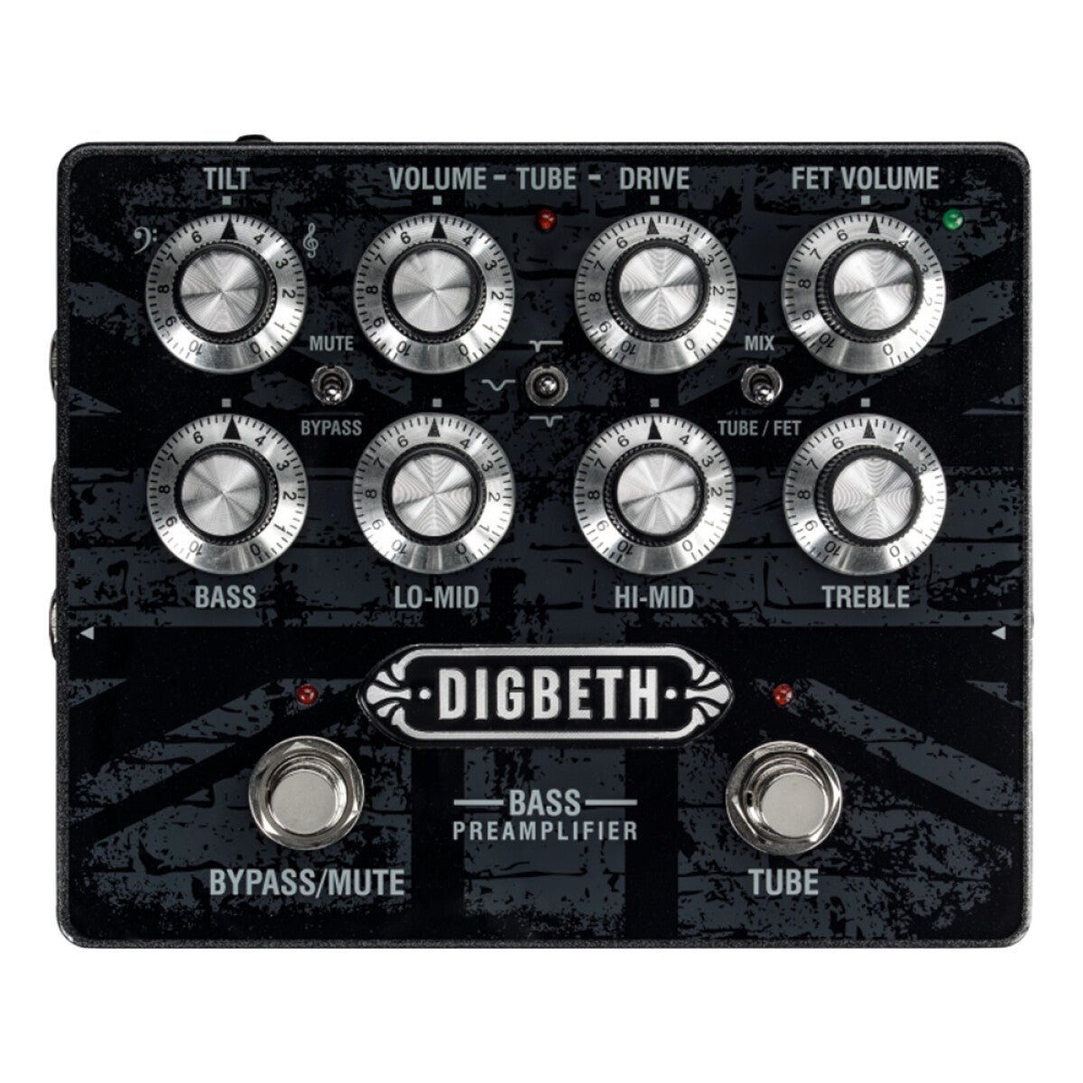 Laney DIGBETH Series Bass Guitar Pre Amplifier Pedal