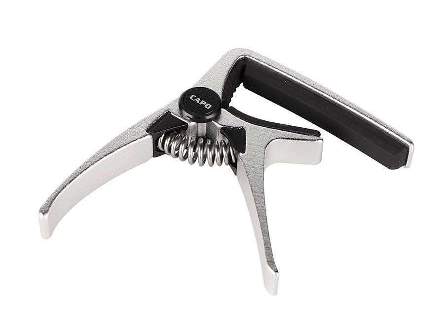 aluminum capo for acoustic/electric guitar, curved