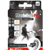 Alpine Hearing Protection - ALP-MSP-BK - MusicSafePro Earplugs, Black