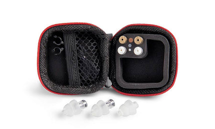 MusicSafePro, high-fidelty hearing protection for musicians, transparent