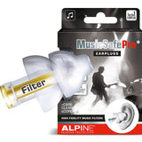Alpine Hearing Protection - ALP-MSP-TR - MusicSafePro Earplugs, Clear
