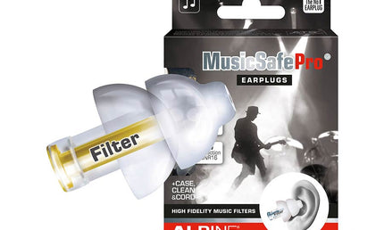 MusicSafePro, high-fidelty hearing protection for musicians, transparent