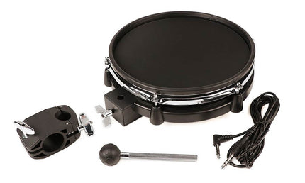 additional tom/snare (tom 4) for DD638DX, 10" 2-zone, with mounting clamp and cable