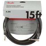 Fender - 990820059 - instrument cable – Angled, Black