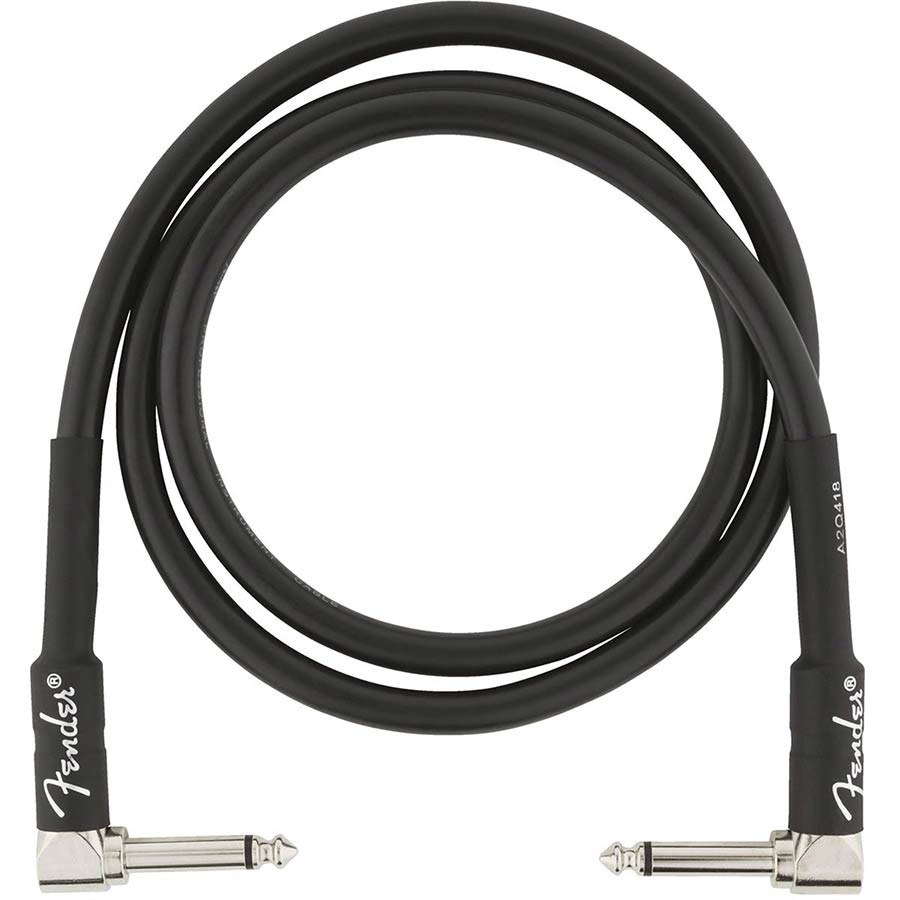 Fender - 990820058 - Instrument Cable, 3Ft, 2X Angled, Black
