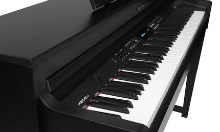 digital home piano, 88 keys graded hammer action, triple sensor (K8), 2 x 25 watt - black satin