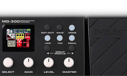 guitar amp modeling processor and multi effect with drum machine and phrase looper