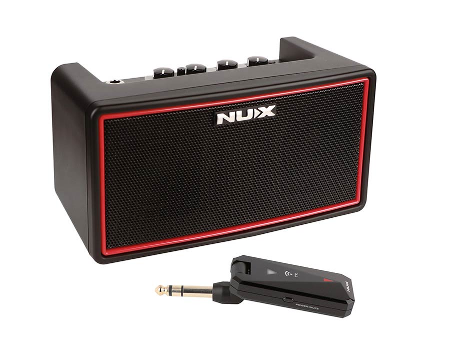 wireless rechargeable stereo guitar amplifier 10 watt, bluetooth transmitter, reverb+delay, drums