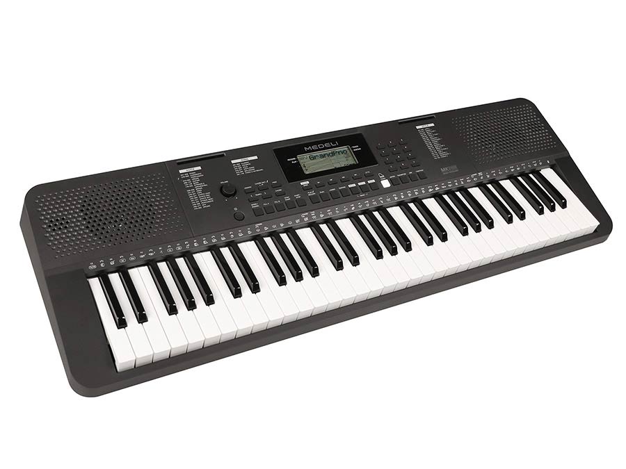 keyboard, 61 touch sensitive keys, 2 x 2,5 watt