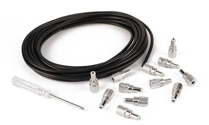 solderless power cable kit, 5m cable + 12 connectors 2.1mm + Philips screw driver