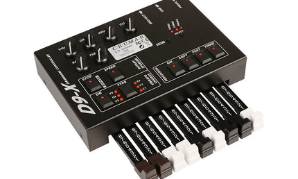 extended drawbar controller with 9 drawbars, pots and switches