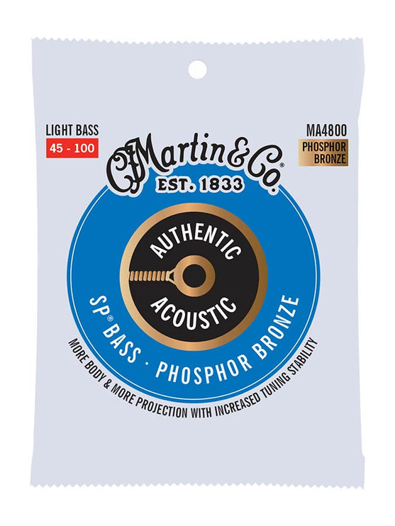 string set, 92/8 phosphor bronze, light, 045-065-080-100