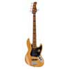 alder 5-string passive bass guitar natural