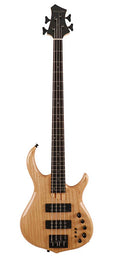 swamp ash 4-string active bass guitar natural