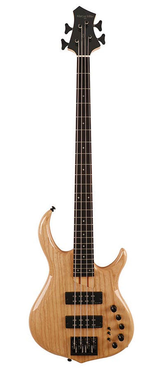 swamp ash 4-string active bass guitar natural