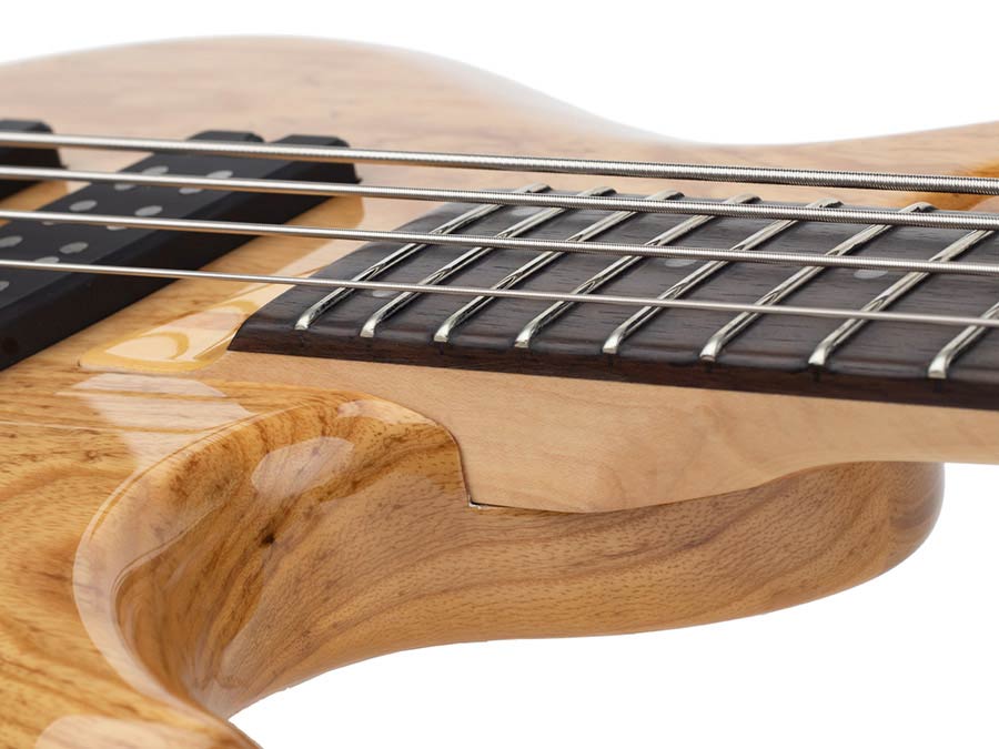 Sire Basses - M5+ S4/nt - Swamp Ash 4-String Active Bass Guitar – Natural